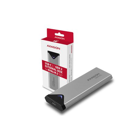 AXAGON EEM2-UG2 - Storage enclosure - M.2 - M.2 NVMe Card / PCIe (NVMe) - USB 3.2 (Gen 2) - 8
