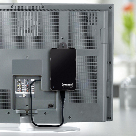 Intenso MEMORY PLAY - Hard drive - 1 TB - external (portable) - 2.5" - USB 3.0 - 5400 rpm - buffer: 8 MB - black - 4