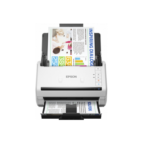 Epson WorkForce DS-770II - Document scanner - Duplex - 215.9 x 6096 mm - 600 dpi x 600 dpi - up to 45 ppm (mono)  /  up to 45 ppm (colour) - ADF (100 sheets) - up to 7000 scans per day - USB 3.0 - 0