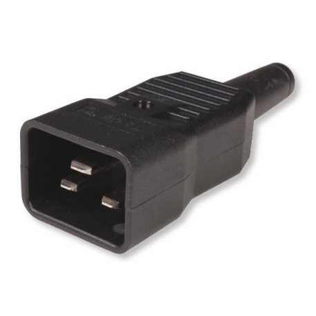 TECHly I-CASE STRIP-12C - Power distribution unit (rack-mountable) - AC 220-250 V - 3500 Watt - input: IEC 60320 C20 - output connectors: 12 (IEC 60320 C13) - 1U - 2 m cord - black - 2