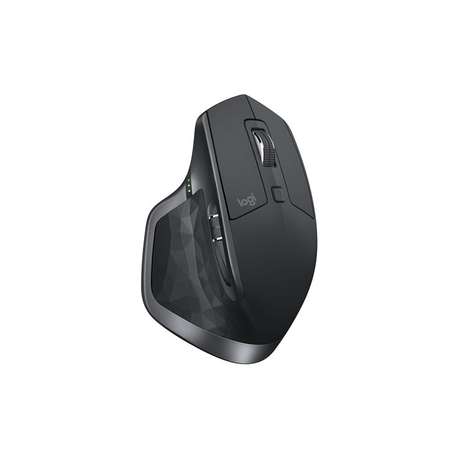 Logitech MX Master 2S - Mouse - laser - 7 buttons - wireless - Bluetooth, 2.4 GHz - Logitech Unifying receiver - graphite - 13