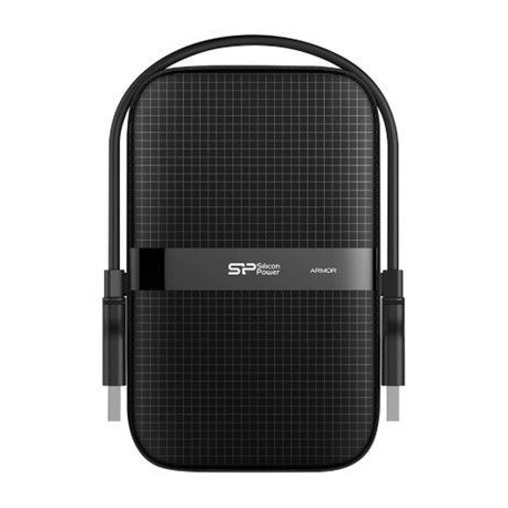 SILICON POWER Armor A60 - Hard drive - 1 TB - external (portable) - 2.5" - USB 3.2 Gen 1 - black - 3