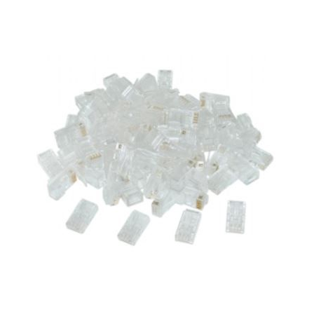 cablexpert - Network connector - RJ-45 (M) - unshielded - CAT 6 (pack of 10) - 1