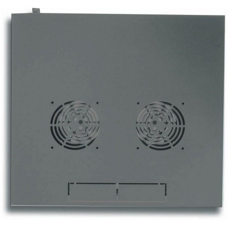 TECHly Professional - Rack cabinet - wall mountable - black, RAL 9005 - 6U - 19" - 1