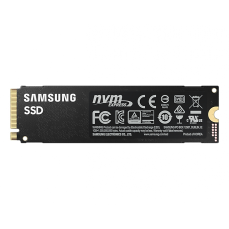 Samsung 980 PRO MZ-V8P2T0BW - SSD - encrypted - 2 TB - internal - M.2 2280 - PCIe 4.0 x4 (NVMe) - buffer: 2 GB - 256-bit AES - TCG Opal Encryption - 17