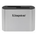 Kingston Workflow - Card reader (SDHC UHS-I, SDXC UHS-I, SDHC UHS-II, SDHC UHS-II) - USB-C 3.2 Gen 1