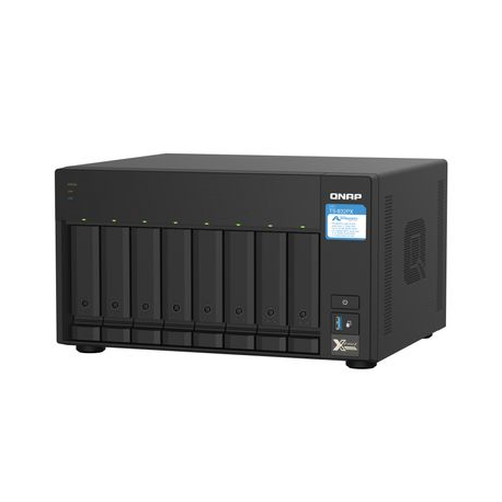 QNAP TS-832PX-4G - NAS server - 8 bays - SATA 6Gb / s - RAID 0, 1, 5, 6, 10, 50, JBOD, 60 - RAM 4 GB - Gigabit Ethernet  /  2.5 Gigabit Ethernet  /  10 Gigabit Ethernet - iSCSI - 4