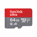 SanDisk Ultra - Flash memory card (microSDXC to SD adapter included) - 64 GB - UHS-I / Class10 - microSDXC UHS-I