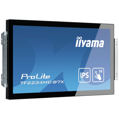 iiyama ProLite TF2234MC-B7X - LED monitor - 22" (21.5" viewable) - open frame - touchscreen - 1920 x 1080 Full HD (1080p) @ 60 Hz - IPS - 350 cd / m² - 1000:1 - 8 ms - HDMI, VGA, DisplayPort - black - 4