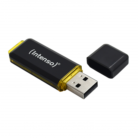 Intenso High Speed Line - USB flash drive - 64 GB - USB 3.1 - black, yellow - 2