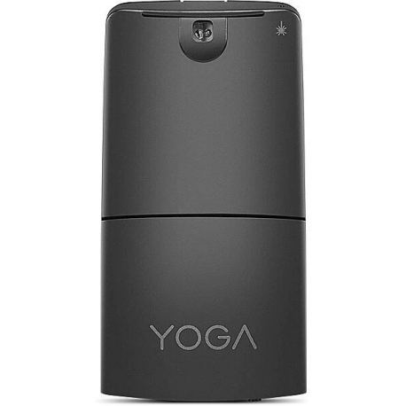 Lenovo Yoga Mouse with Laser Presenter - Mouse  /  remote control - optical - 4 buttons - wireless - 2.4 GHz, Bluetooth 5.0 - USB wireless receiver - shadow black - for ThinkCentre M80t Gen 3; ThinkCentre neo 50; ThinkPad T14s Gen 3; V50t Gen 2-13 - 1