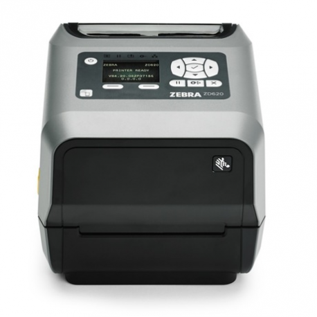 Zebra ZD621d - Label printer - direct thermal - Roll (10.8cm) - 300 dpi - up to 152 mm / sec - USB 2.0, LAN, serial, USB host, NFC, Wi-Fi(ac), Bluetooth 4.1, Bluetooth LE - grey - 1