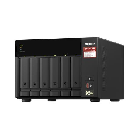 QNAP TS-673A - NAS server - 6 bays - SATA 6Gb/s - RAM 8 GB - Gigabit Ethernet / 2.5 Gigabit Ethernet - 2