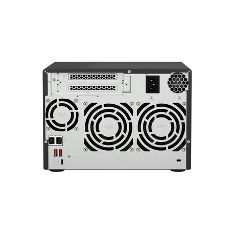 QNAP TS-673A - NAS server - 6 bays - SATA 6Gb/s - RAM 8 GB - Gigabit Ethernet / 2.5 Gigabit Ethernet - 5