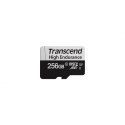 Transcend 350V - Flash memory card (SD adapter included) - 256 GB - UHS-I U3 / Class10 - microSDXC UHS-I
