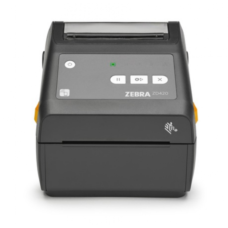 Zebra ZD421d - Label printer - direct thermal - Roll (10.8cm) - 203 dpi - up to 152 mm / sec - USB 2.0, USB host, NFC, Bluetooth LE - grey - 1