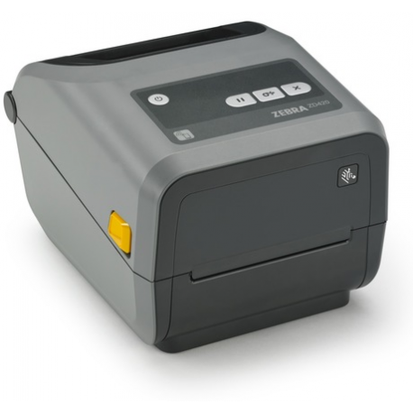 Zebra ZD421t - Label printer - thermal transfer - Roll (11.2 cm) - 203 dpi - up to 152 mm / sec - USB 2.0, USB host, NFC, Wi-Fi(ac), Bluetooth 4.1, Bluetooth LE - grey - 2