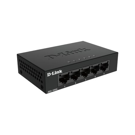 D-Link DGS 105GL - Switch - unmanaged - 5 x 10/100/1000 - desktop - 2