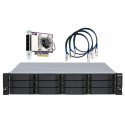 QNAP TL-R1200S-RP - Hard drive array - 12 bays (SATA-600) - SATA 6Gb/s (external) - rack-mountable - 2U