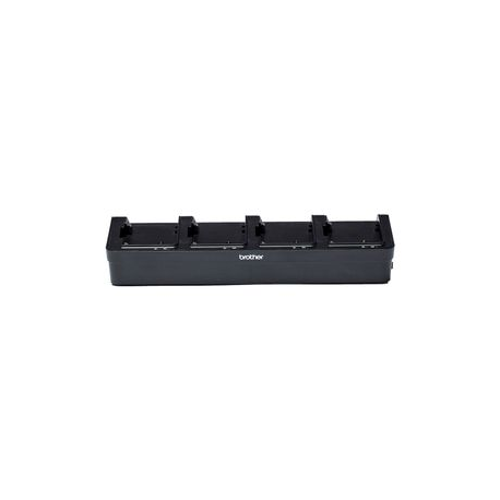 Brother PA-4BC-002 - Printer battery charging cradle - output connectors: 4 - Europe - for RuggedJet RJ-2035B, RJ-2055WB, RJ-3035B, RJ-3055WB - 0