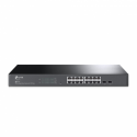 TP-Link JetStream TL-SG2218 - V1 - switch - smart - 16 x 10/100/1000 + 2 x SFP - rack-mountable