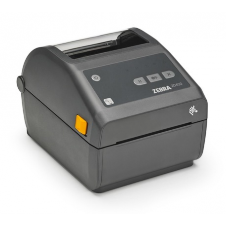 Zebra ZD421d - Label printer - direct thermal - Roll (10.8cm) - 300 dpi - up to 102 mm / sec - USB 2.0, LAN, USB host, NFC, Bluetooth LE - grey - 4