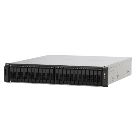 QNAP TS-H2490FU - NAS server - 24 bays - rack-mountable - PCI Express 3.0 x4 (NVMe) - RAID 0, 1, 5, 6, 10, 50, JBOD, 60 - RAM 128 GB - 25 Gigabit Ethernet - iSCSI - 7
