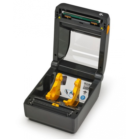 Zebra ZD421d - Healthcare - label printer - direct thermal - Roll (10.8cm) - 300 dpi - up to 102 mm / sec - USB 2.0, LAN, USB host, NFC, Bluetooth LE - white - 3