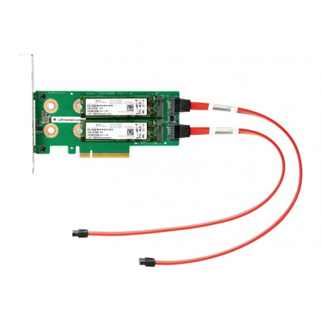 HPE Universal SATA HHHL M.2 Kit - Interface adapter - M.2 - M.2 Card - PCIe - for Nimble Storage dHCI Small Solution with HPE ProLiant DL360 Gen10; ProLiant DL360 Gen10 - 2