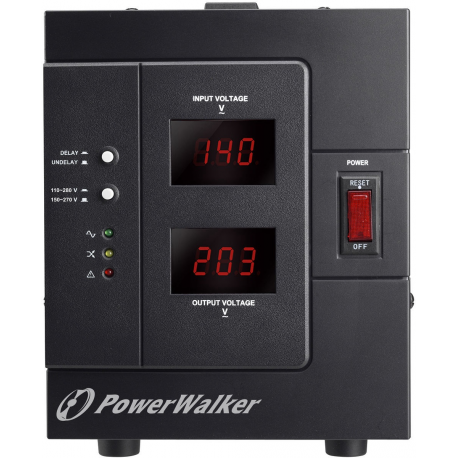 PowerWalker VI 3000 CW FR - UPS - AC 162-290 V - 2100 Watt - 3000 VA 9 Ah - RS-232, USB - output connectors: 3 - 2