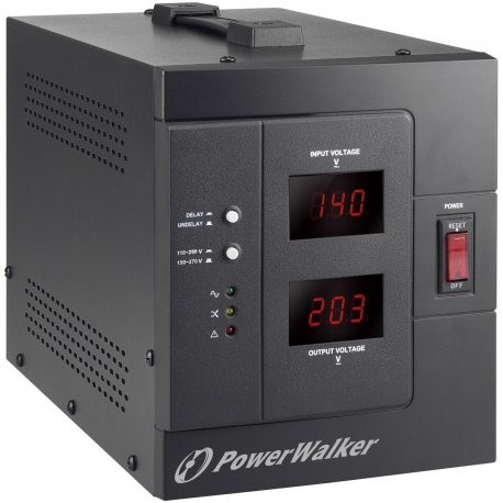 PowerWalker VI 3000 CW FR - UPS - AC 162-290 V - 2100 Watt - 3000 VA 9 Ah - RS-232, USB - output connectors: 3 - 3