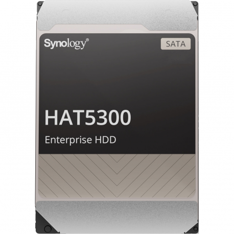 Synology HAT5300 - Hard drive - 8 TB - internal - 3.5" - SATA 6Gb / s - 7200 rpm - buffer: 256 MB - for Deep Learning NVR DVA3221; Disk Station DS1621, DS1821; RackStation RS1221, RS3621, RS4021 - 0