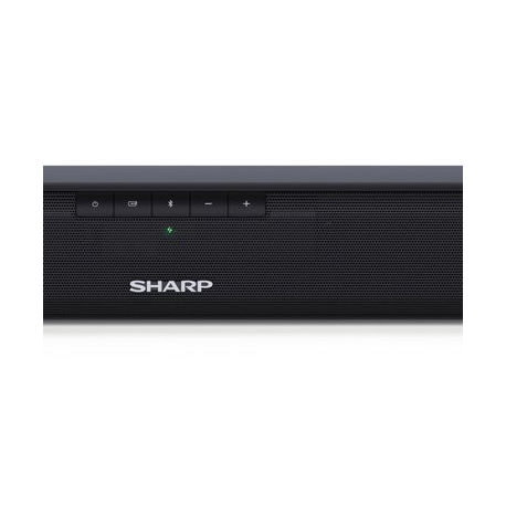 Sharp HT-SB110 - Speaker - wireless - Bluetooth - glossy black - 4