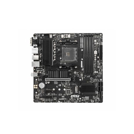 MSI B550M PRO-VDH - Motherboard - micro ATX - Socket AM4 - AMD B550 - USB-C Gen1, USB 3.2 Gen 1 - Gigabit LAN - onboard graphics (CPU required) - HD Audio (8-channel) - 3