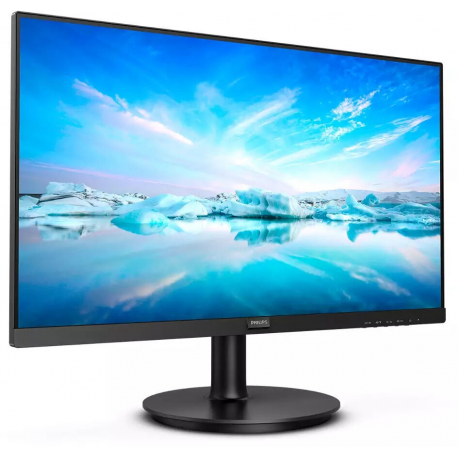 Philips V-line 222V8LA - LED monitor - 22" (21.5" viewable) - 1920 x 1080 Full HD (1080p) @ 75 Hz - VA - 250 cd/m² - 3000:1 - 4 ms - HDMI, VGA, DisplayPort - speakers - textured black - 3