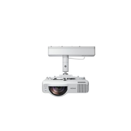 Epson EB-L200SW - 3LCD projector - 3800 lumens (white) - 3800 lumens (colour) - WXGA (1280 x 800) - 16:10 - 720p - short-throw fixed lens - 802.11a / b / g / n / ac wireless  /  LAN /  Miracast - white - 0