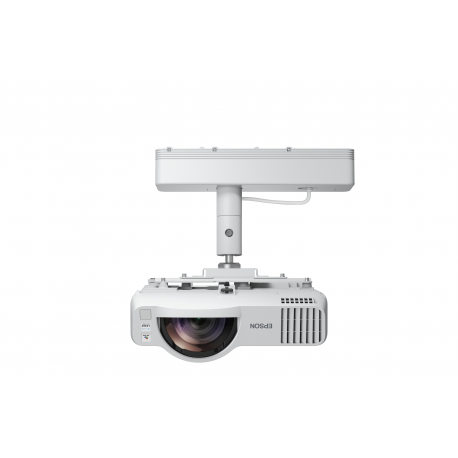 Epson EB-L200SX - 3LCD projector - 3600 lumens (white) - 3600 lumens (colour) - XGA (1024 x 768) - 4:3 - 802.11a / b / g / n / ac wireless  /  LAN /  Miracast - white - 3