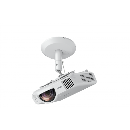 Epson EB-L200SX - 3LCD projector - 3600 lumens (white) - 3600 lumens (colour) - XGA (1024 x 768) - 4:3 - 802.11a / b / g / n / ac wireless  /  LAN /  Miracast - white - 11