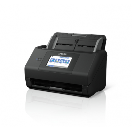 Epson WorkForce ES-580W - Document scanner - Contact Image Sensor (CIS) - Duplex - 215.9 x 6096 mm - 600 dpi x 600 dpi - up to 35 ppm (mono)  /  up to 35 ppm (colour) - ADF (100 sheets) - up to 4000 scans per day - USB 3.0, Wi-Fi(ac) - 5
