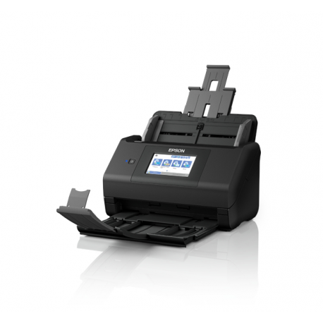 Epson WorkForce ES-580W - Document scanner - Contact Image Sensor (CIS) - Duplex - 215.9 x 6096 mm - 600 dpi x 600 dpi - up to 35 ppm (mono)  /  up to 35 ppm (colour) - ADF (100 sheets) - up to 4000 scans per day - USB 3.0, Wi-Fi(ac) - 7