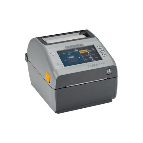 Zebra ZD621d - Label printer - direct thermal - Roll (10.8cm) - 203 dpi - up to 203 mm / sec - USB 2.0, LAN, serial, USB host, NFC, Wi-Fi(ac), Bluetooth 4.1, Bluetooth LE - grey - 2