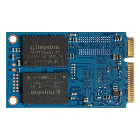 Kingston KC600 - Solid state drive - encrypted - 1024 GB - internal - mSATA - SATA 6Gb/s - 256-bit AES - Self-Encrypting Drive (SED), TCG Opal Encryption - 4