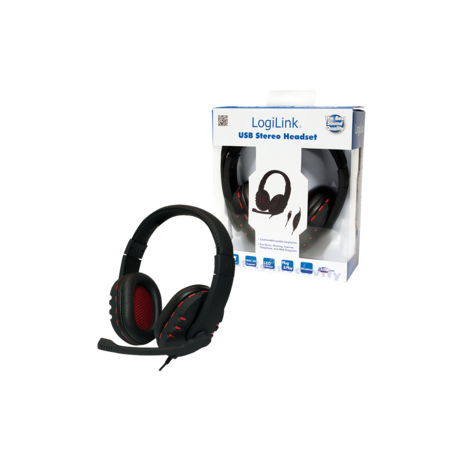 LogiLink Stereo High Quality Headset - Headset - full size - wired - 1