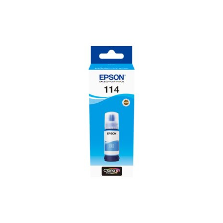 Epson 114 - 70 ml - cyan - original - ink refill - for EcoTank ET-8500 - 1