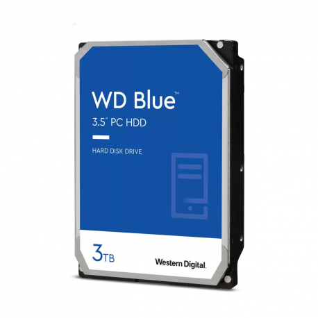 WD Blue WD30EZAZ - Hard drive - 3 TB - internal - 3.5" - SATA 6Gb / s - 5400 rpm - buffer: 256 MB - 1
