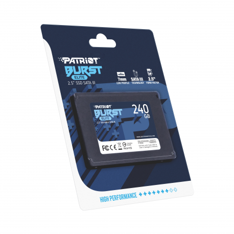 Patriot Burst Elite - SSD - 240 GB - internal - 2.5" - SATA 6Gb / s - 7