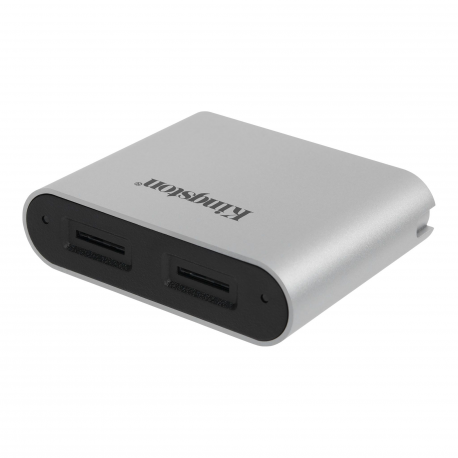 Kingston Workflow - Card reader (microSDHC UHS-I, microSDXC UHS-I, microSDHC UHS-II, microSDXC UHS-II) - USB-C 3.2 Gen 1 - 2