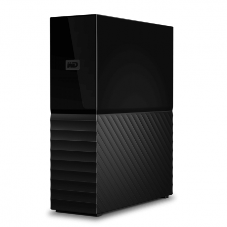 WD My Book WDBBGB0160HBK - Hard drive - encrypted - 16 TB - external (desktop) - USB 3.0 - 256-bit AES - black - 1