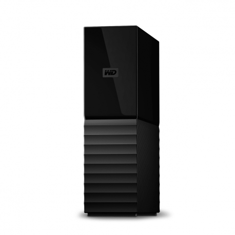 WD My Book WDBBGB0180HBK - Hard drive - encrypted - 18 TB - external (desktop) - USB 3.0 - 256-bit AES - black - 4