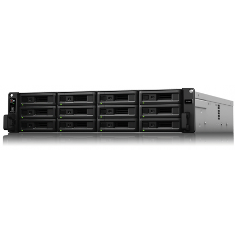 Synology SA3200D - NAS server - 12 bays - rack-mountable - RAID 0, 1, 5, 6, 10, JBOD, RAID F1 - RAM 16 GB - Gigabit Ethernet / 10 Gigabit Ethernet - iSCSI - 2U - 0